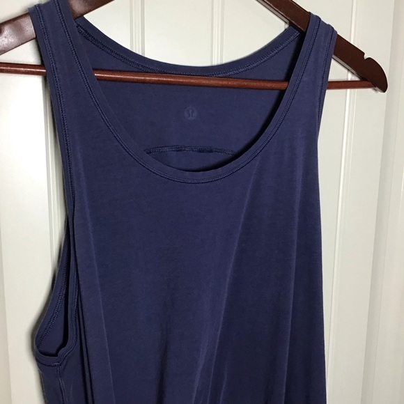 Lululemon To The Point Tank in Moody Blues. - Picture 3 of 7